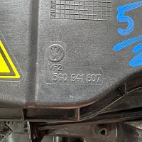 záslepka  protiprachová pro přední světlomet   VW Golf 7 VII 5G xenon - 2