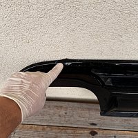 Spoiler zadního nárazníku VW Golf 7 VII R  2017 - 2020 - 5