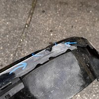 Spoiler zadního nárazníku VW Golf 7 VII R  2017 - 2020 - 13