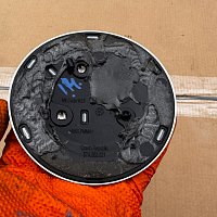 Originální emblém Škoda Karoq s logem, přední kapota, číslo dílu 57A853621, - 4