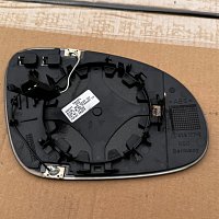 VW PASSAT B6 3C Sklo zrcátka (asferické- širokoúhlé) s nosnou deskou * automaticky odcloněné - 3