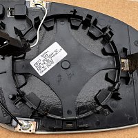 VW PASSAT B6 3C Sklo zrcátka (asferické- širokoúhlé) s nosnou deskou * automaticky odcloněné - 4