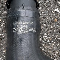 VW SHARAN 7N Vzduchové potrubí  TRUBKA mezichladiče 1K0145770AL  ORIGINÁL - 7