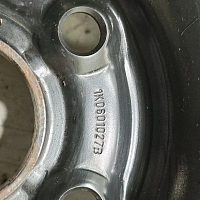 nouzové rezervní kolo VW Golf V VI Audi A3 8P 125/70R18 99M - 4