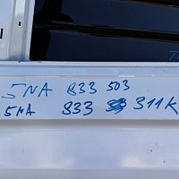Originální VW Tiguan 5NA od roku 2017 zadní levé dveře 5NA833311 K  BÍLÁ BARVA - 4