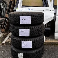kompletní sada kol na zimu  185 70 R14 88T . Firestone Ocelový disk 5Jx14 palců ET38  5x100 2Q0601027_/C Originální pro VW Polo Rapid Ibiza - 5