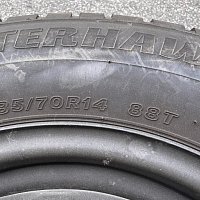 kompletní sada kol na zimu  185 70 R14 88T . Firestone Ocelový disk 5Jx14 palců ET38  5x100 2Q0601027_/C Originální pro VW Polo Rapid Ibiza - 9