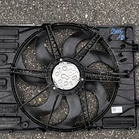 Originální ventilátor chladiče | Volkswagen VW Golf VII 7 Audi A3 5Q0 121 203 DE + Ventilátor - 2