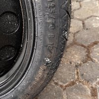 Audi TT Mk1 2002 18palcové rezervní kolo orig   125/70 R18 3,5x18 ET38 1J0601027M - 7