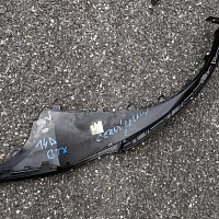 VW ID7 ID.7 2023 AERO GTX  Spojler přední nárazník lízátko spodní plast lakovaný černá ORIG - 2