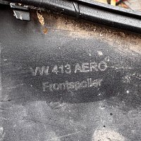 VW ID7 ID.7 2023 AERO GTX  Spojler přední nárazník lízátko spodní plast lakovaný černá ORIG - 10