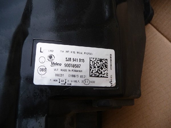 5JB 941 015  ŠKODA RAPID světlo Levé Valeo - 8