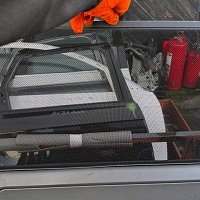 VW TRANSPORTER T6 Sluneční clona pro posuvné dveře středu vlevo 7E586131381U  originál - 2