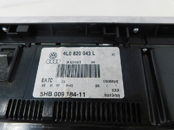 4L0 820 043L Audi Q7 4L Ovládaní klimatizace klimatronic ECU - 4