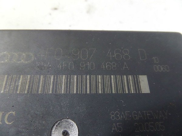  4F0 907 468D Audi A6 S6 4F Gateway Temic 8006 TF7-MNL - 2