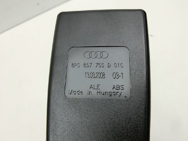 8P0 857 755D  Audi A3 8P 2006-12 Zámek bezpečnostního  pásu - 3