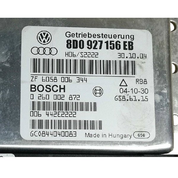 8D0 927 156EB ECU Řídící jednotka automatické převodovky  VW Audi - 2