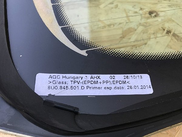 8U0 845 501D Audi Q3 8U RS Q3  Zadní sklo vyhřívané do pátých dveří -  zadní víko  dveře kufrové  - 11