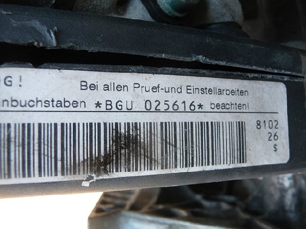 VW TOURAN 1,6i VW TOURAN (1T1, 1T2) 1.6, 75kW; motor BGU, (BSE, BSF)  - 3