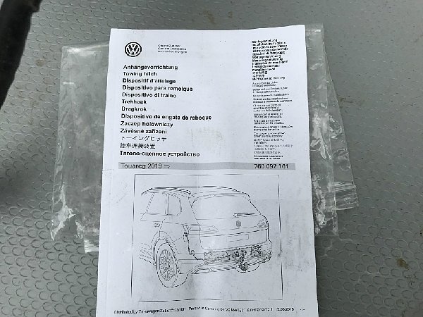 760 803 881E VW TOUAREG III. 2019 Tažné zařízení výkyvné výklopné elektrické original - 14