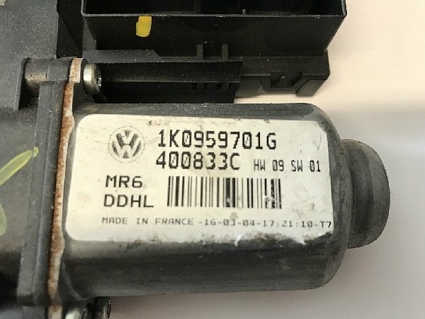  1K0 959 701G  VW Audi Škoda Motor stahování okna řidiče  + řídící jednotka 1K0 959 793 D  - 3