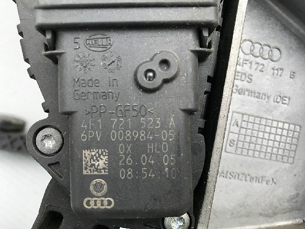 4F1 721 523A Potenciometr plynový pedál A6 4F 2006 - 2010 3,0 2,7 TDI HELLA Senzor, poloha akceleračniho pedálu  - 3