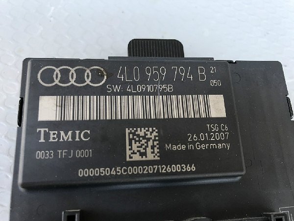  4L0 959 794B  Audi Q7 4L 2008   Jednotka dveří spolujezdce pravé Zadní  - 3