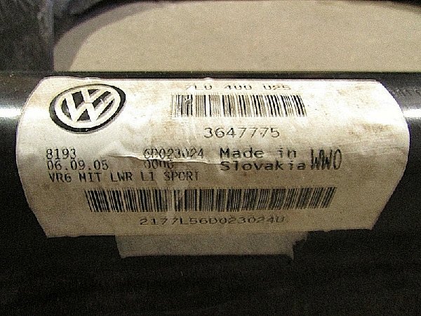  7L0 400 025 Přední nápravnice na VW Touareg 7L0 Q7 4L  Rám pod motor / saně / - 2