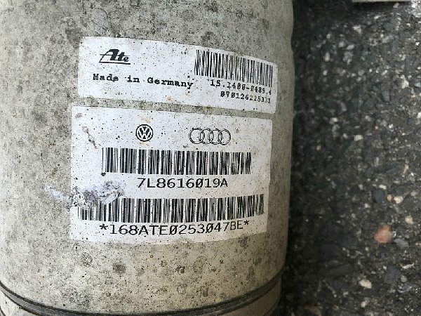 7L8 616 019A VW Touareg 7L0 Audi Q7 4L  3,0 TDI   Tlumič měch vzduchový podvozek  Pneumatický systém  LEVÝ ZADNÍ - 2