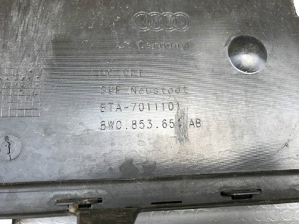 8W0 853 651 AB Audi A4 8W B9 S -LINE Maska přední mřížka nárazníku mřížka chladiče černá lesklá barva  - 12