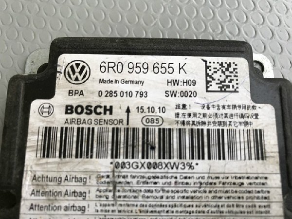 Řídící jednotka airbagu Airbagová jednotka  VW Polo 6R - 3