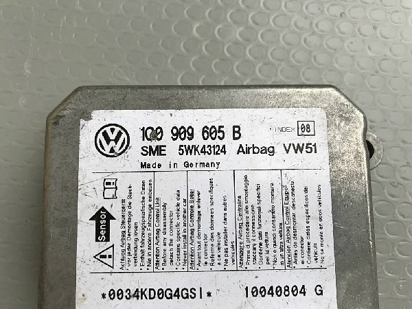 1C0 909 605B VW Audi Škoda Řídící jednotka airbagu  Airbagová jednotka - 2