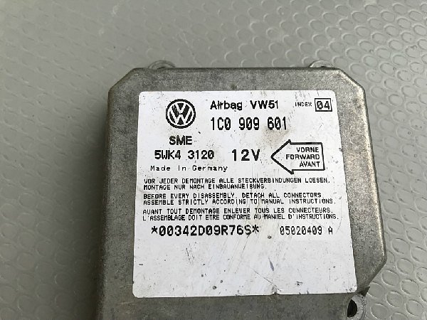 1C0 909 601 VW Audi Škoda Řídící jednotka airbagu  Airbagová jednotka - 2