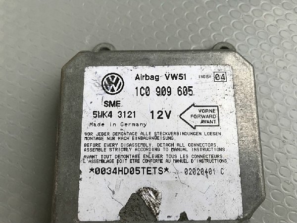 1C0 909 605 VW Audi Škoda Řídící jednotka airbagu  Airbagová jednotka - 2