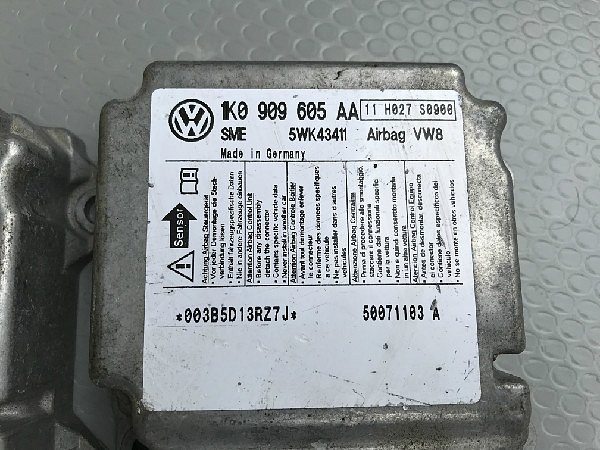 VW Audi Škoda Řídící jednotka airbagu   Řídící jednotka airbagu Škoda Octavia II.1Z - 3