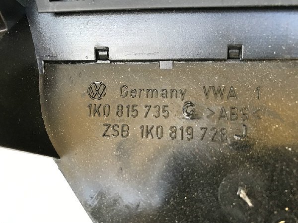  1K0 819 728 VW  Středová Ventilační tryska Golf 5 MK V - výdech vedení vzduchu palubní deska výdechy klimatizace mřížky rámeček -  Ventilace čerstvým vzduchem - 8