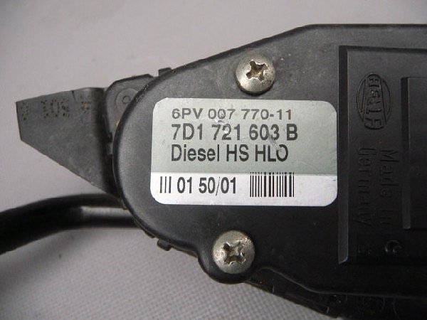 Plynový pedál VW T4  7D1 721 603B  - 3