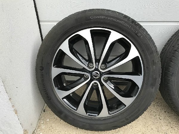 Alu Nissan 8086-14A Originál Alu kola na Nissan Quasqai 18&quot; , pneu Continental  - 23