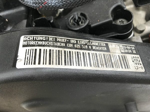  MOTOR 2,0 TDI CUN Audi A3 Seat Leon Škoda Octavia VW Golf 2,0 TDI CUN 135 kW / 184 PS - 60