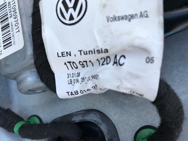 1T1 837 729 AN VW Touran 1T 2007 stahovačka mechanizmus stahování okna  strana Řidič LP LEVÉ PŘEDNÍ dveře na elektrický pohon - 3