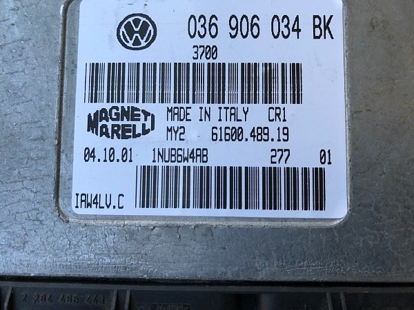 036 906 034 BK Řídící jednotka motoru ECU Škoda  Fabia 1.4  - 3