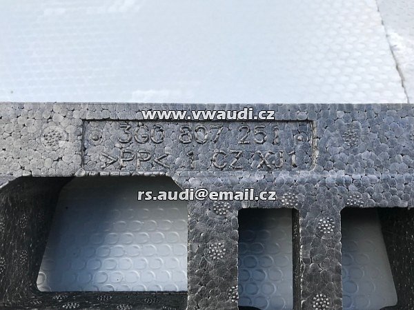 3G0 807 251 VW Passat B8   Absorber nárazu . polistyren výstuha předního nárazníku  - 2