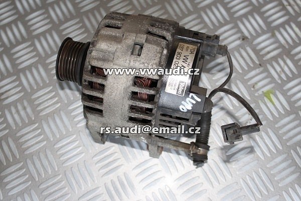 037 903 025 S    VW Polo 6n2 1999-2001 VW LUPO 6X VALEO Alternátor Generator 1.0 L benzín  - 3
