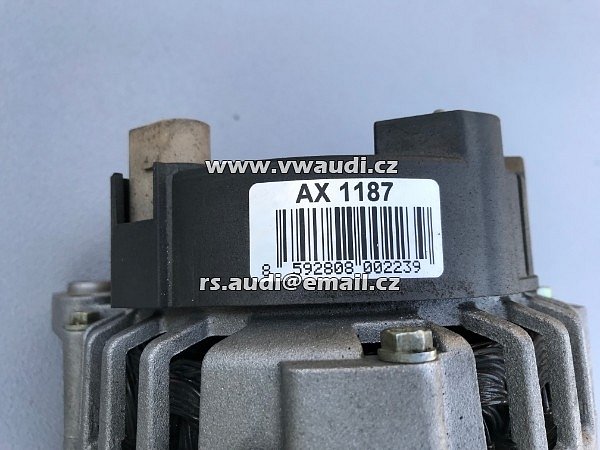 028 903 029 E VW PASSAT B5 1,9 TDI AFN ALTERNÁTOR GENERÁTOR Starline Alternátor AX 1187, Výrobní číslo VW 028 903 029 E . - 5
