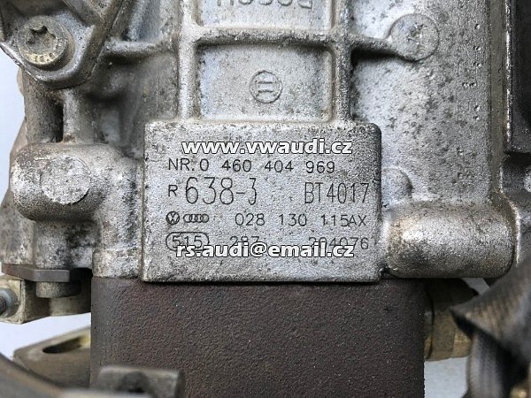  028 130 115AX W PASSAT B5 1,9 TDI   Vstřikovací čerpadlo pumpa Bosch -  0460404969   0 460 404 969 - 7