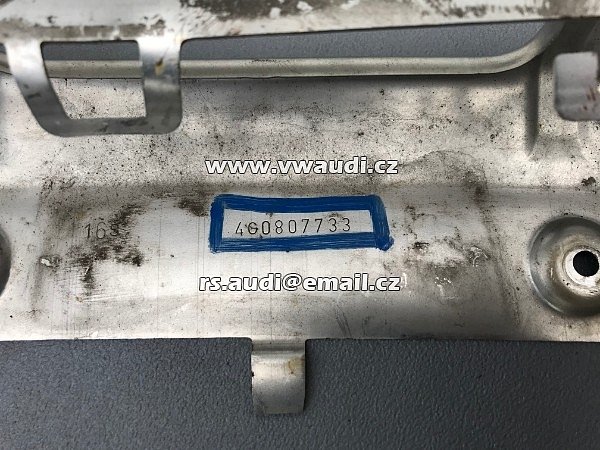 4G0807733 Audi A6 C7 4G 2013 - 2017 Original c7 Allroad  Chrom spoiler  kryt  ochrana nárazníku - 5