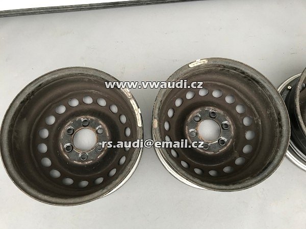 A0014014802 VW Crafter MB Sprinter 906  Ocelové disky plecháče ráfky plechy kola zátěžové plechové disky originál - 8