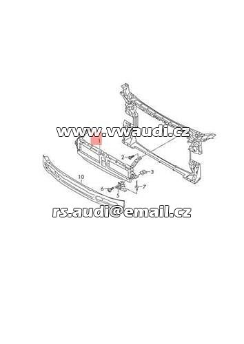 8W0 807 771 deflektor vzduchu Audi A4 B9  8W 2016 - 2019  2017-2018 Audi  - 4