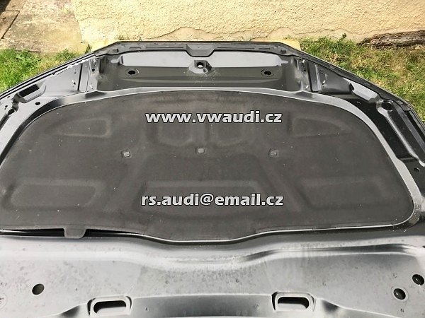 8W0 863 825 A4 B9 8W  A4 S4 RS4 B9 8W 2016- Kapota přední / Tlumení hluku - deka do kapoty , odhlučnění motoru zvuková izolace . - 5