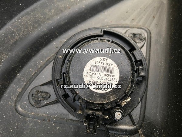 4F0 035 399A   4L0 867 610 Audi Q7 4L      Výškový reproduktor pravý + Krytka L.P. Dveře - 3